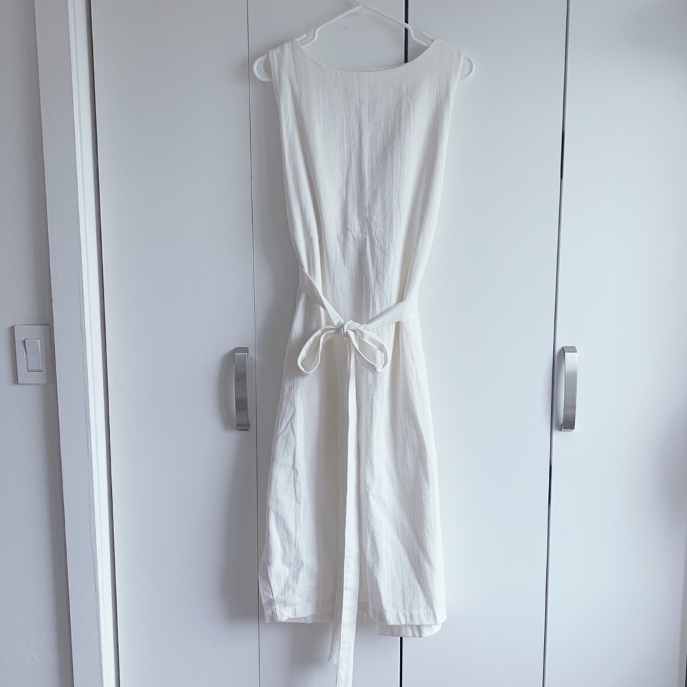 🕊🕊🕊Sunday White Midi Dress 🕊🕊🕊 Casual Chic 🤍🤍🤍